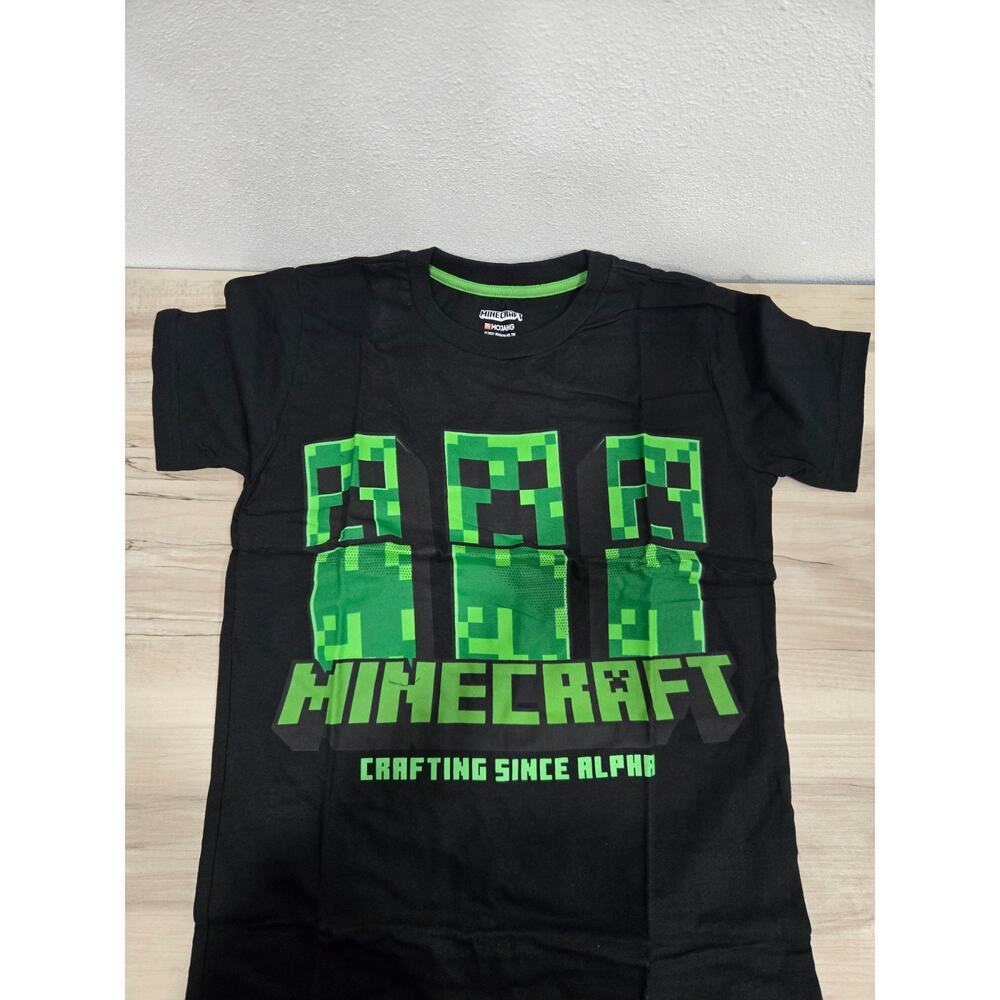 Minecraft Boys T-Shirt Bundle (3 Pack) Size 10/12 All NEW Creeper, Skeleto,..